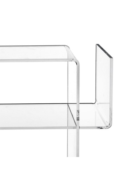 iPLEX Design - Dyno Tavolino Trasparente in plexiglass - 55x60x31,5 cm
