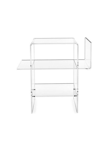 iPLEX Design - Dyno Tavolino Trasparente in plexiglass - 55x60x31,5 cm
