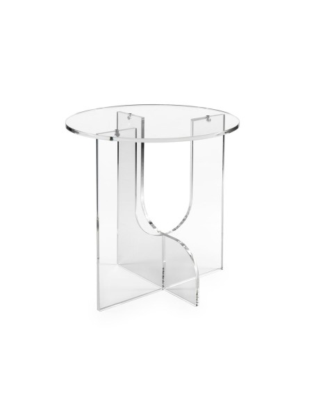 iPLEX Design - Lu Table Trasparente in plexiglass - 40x45,5x40 cm