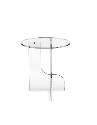 iPLEX Design - Lu Table Trasparente in plexiglass - 40x45,5x40 cm