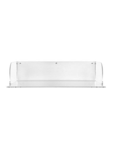 iPLEX Design - Secretaire Scrivania Da Parete in plexiglass - Trasparente - 100x25x50 cm