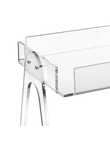 iPLEX Design - Tajine Tavolino Trasparente in plexiglass - 52x40x38,5 cm
