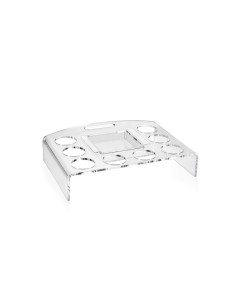 iPLEX Design - ""BON TON"" Vassoio 8 caffe' - Trasparente - 30x6,5x24 cm 2