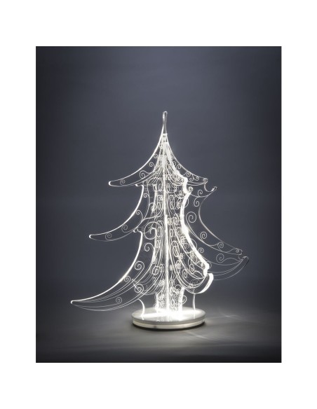 iPLEX Design - Windy Albero in plexiglass - Trasparente - 27x30x27 cm