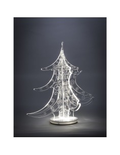 iPLEX Design - Windy Albero in plexiglass - Trasparente - 27x30x27 cm