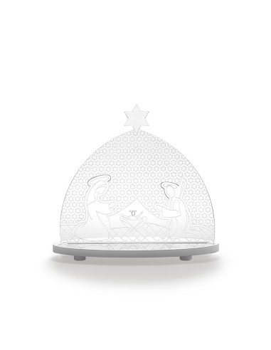 iPLEX Design - Nazaret Presepe in plexiglass - Trasparente - 18x17x7 cm