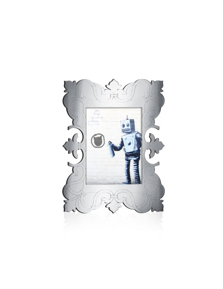 iPLEX Design - ""VIVIANNE"" Portafoto silver - 32,5x41,5x14 cm
