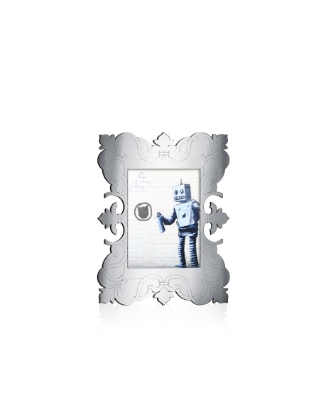 iPLEX Design - ""VIVIANNE"" Portafoto silver - 23,5x30x11 cm
