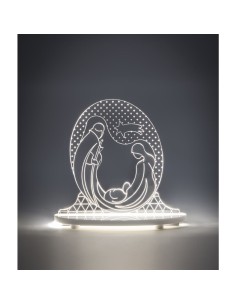iPLEX Design - Bethlehm Presepe in plexiglass - Trasparente - 18x17x7 cm
