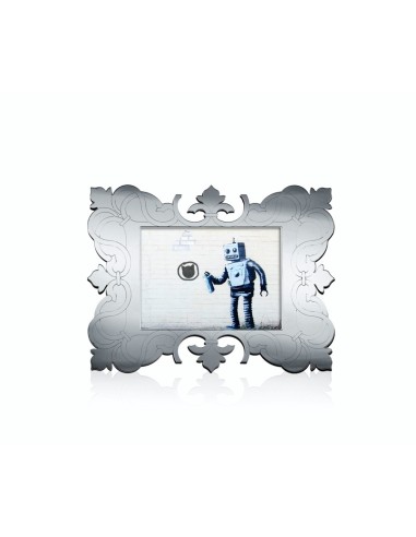 iPLEX Design - ""VIVIANNE"" Portafoto silver - 23,5x30x11 cm