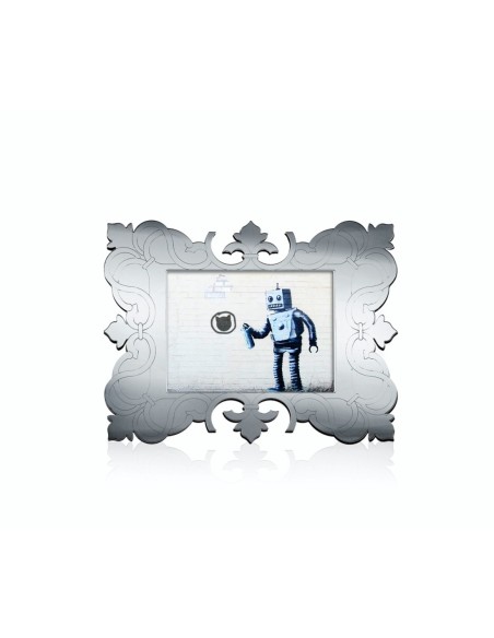 iPLEX Design - ""VIVIANNE"" Portafoto silver - 23,5x30x11 cm