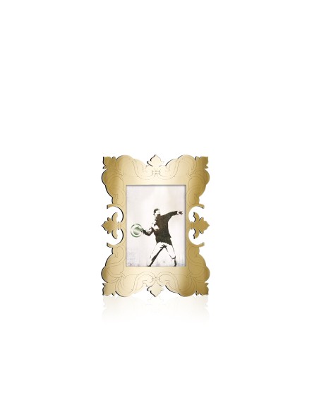 iPLEX Design - ""VIVIANNE"" Portafoto gold - 18x23x8 cm