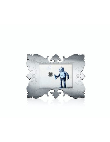 iPLEX Design - ""VIVIANNE"" Portafoto silver - 18x23x8 cm