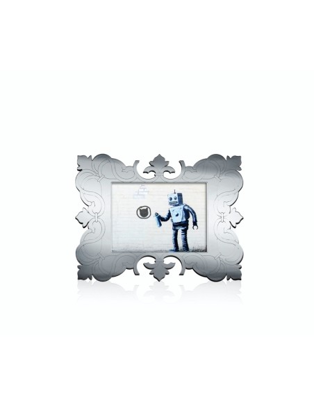 iPLEX Design - ""VIVIANNE"" Portafoto silver - 18x23x8 cm