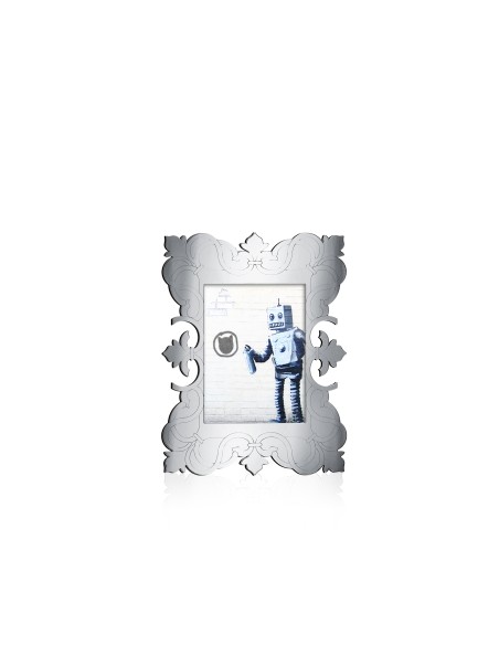 iPLEX Design - ""VIVIANNE"" Portafoto silver - 18x23x8 cm
