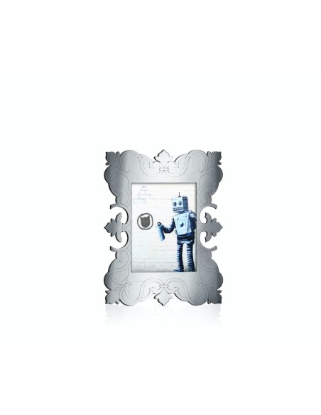 iPLEX Design - ""VIVIANNE"" Portafoto silver - 18x23x8 cm