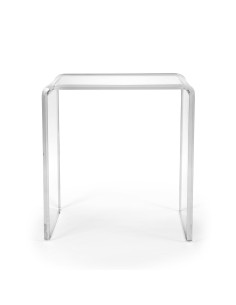 iPLEX Design - Clio Sgabello Trasparente in plexiglass - 41x46x22 cm