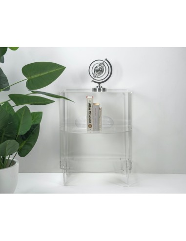 iPLEX Design - Mobiletto ""KASPER"" - Trasparente - 60x80x43 cm