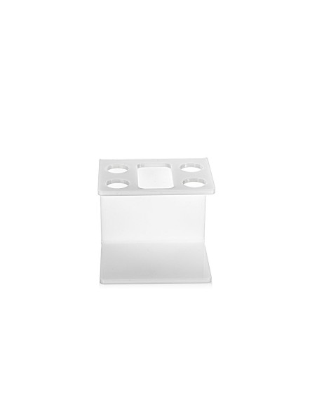 iPLEX Design - Clio Portaspazzolino White in pmma - bianco - 10x9,5x8 cm