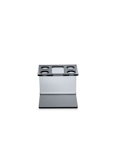 iPLEX Design - Clio Portaspazzolino Fume' in plexiglass - 10x9,5x8 cm 2