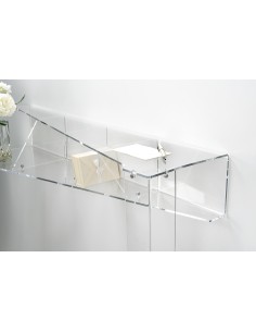 iPLEX Design - ""CHOPIN"" Consolle - Trasparente - 100x30x83,5h Cm 2