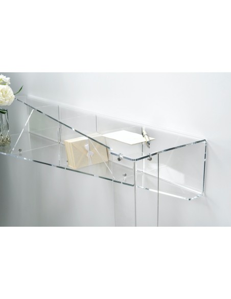 iPLEX Design - ""CHOPIN"" Consolle - Trasparente - 100x30x83,5h Cm