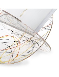 iPLEX Design - Vynil Portariviste Multicolour in plexiglass - multicolor - 45x31x33 cm 2