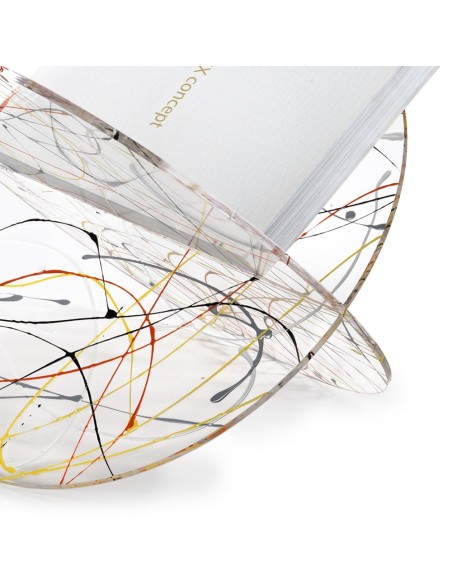 iPLEX Design - Vynil Portariviste Multicolour in plexiglass - multicolor - 45x31x33 cm