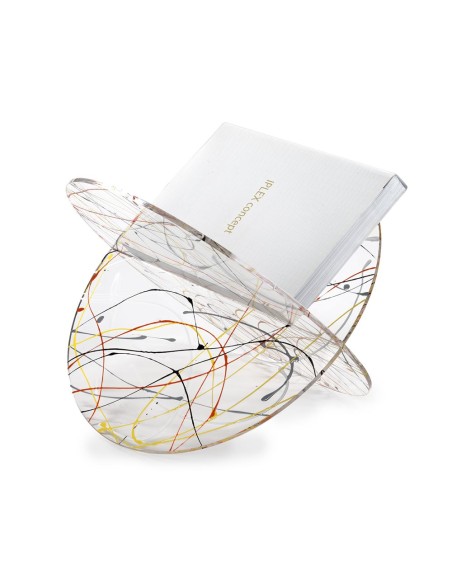 iPLEX Design - Vynil Portariviste Multicolour in plexiglass - multicolor - 45x31x33 cm