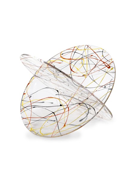 iPLEX Design - Vynil Portariviste Multicolour in plexiglass - multicolor - 45x31x33 cm