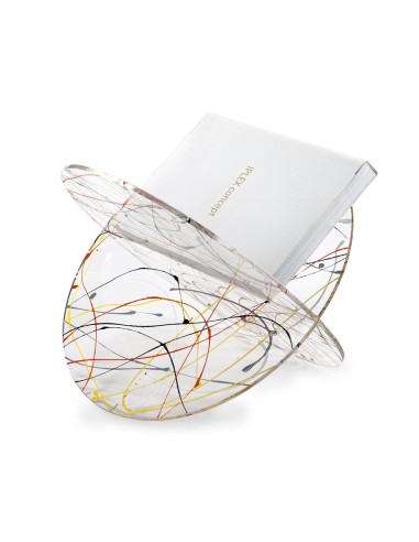 iPLEX Design - Vynil Portariviste Multicolour in plexiglass - multicolor - 45x31x33 cm
