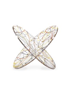 iPLEX Design - Vynil Portariviste Multicolour in plexiglass - multicolor - 45x31x33 cm