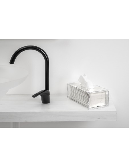 iPLEX Design - ""KLEENY"" Porta kleenex Trasparente - 24,5x9x12 cm