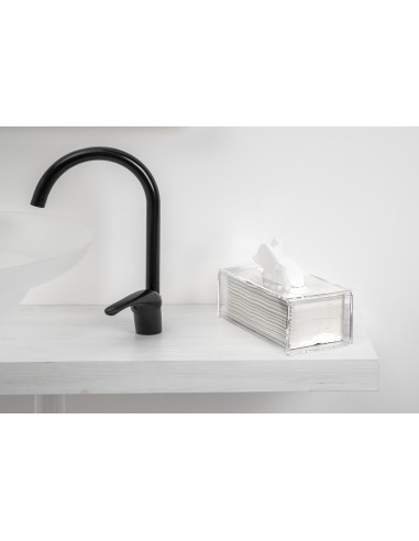 iPLEX Design - ""KLEENY"" Porta kleenex Trasparente - 24,5x9x12 cm