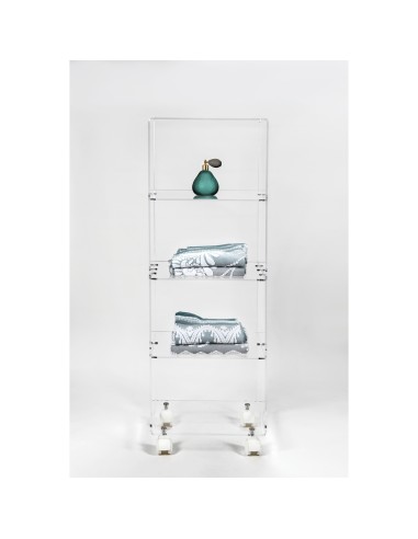 iPLEX Design - Carrello ""PARTOUT"" - Trasparente - 39,5x117,5x30 cm