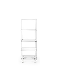 iPLEX Design - Carrello ""PARTOUT"" - Trasparente - 39,5x117,5x30 cm