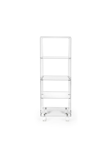 iPLEX Design - Carrello ""PARTOUT"" - Trasparente - 39,5x117,5x30 cm