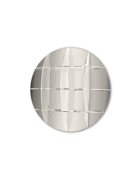 iPLEX Design - ""JOE"" Libreria silver - silver specchiato - 100x100x30 cm