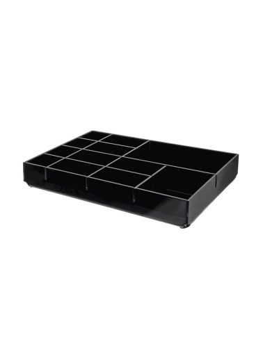 iPLEX Design - Violet Portagioie Nero in plexiglass - 26,5x4,5x17,5 cm