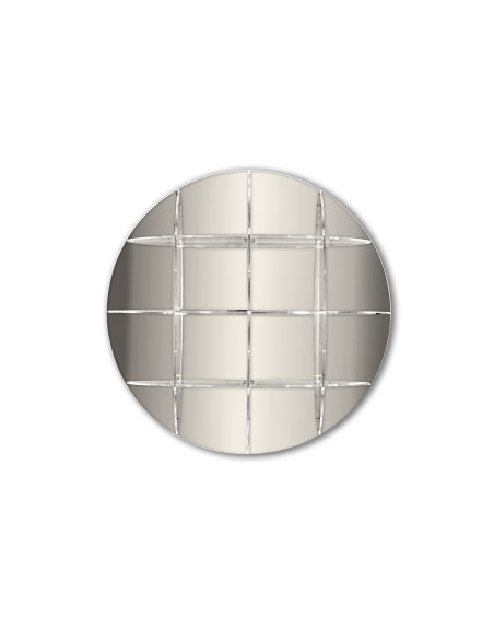 iPLEX Design - ""JOE"" Libreria silver - silver specchiato - 100x100x30 cm