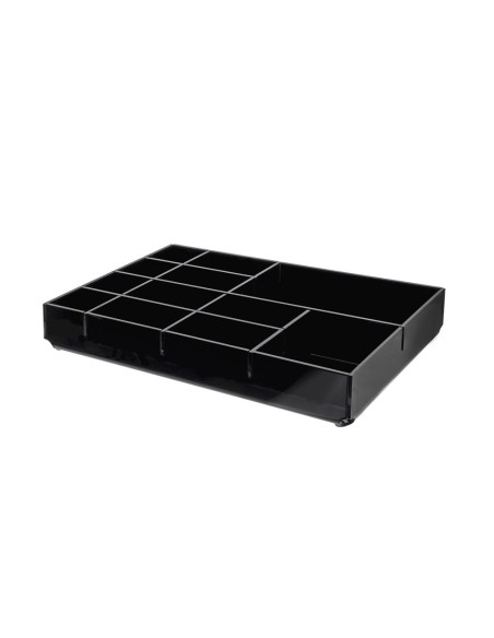 iPLEX Design - Violet Portagioie Nero in plexiglass - 26,5x4,5x17,5 cm