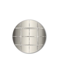 iPLEX Design - ""JOE"" Libreria silver - silver specchiato - 100x100x30 cm