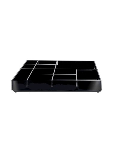 iPLEX Design - Violet Portagioie Nero in plexiglass - 26,5x4,5x17,5 cm
