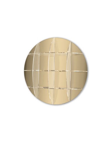 iPLEX Design - ""JOE"" Libreria gold - gold specchiato - 100x100x30 cm