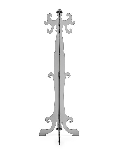iPLEX Design - ""THONET"" Appendiabiti fumé Trasparente - Trasparente fumè - 56x173x56 cm