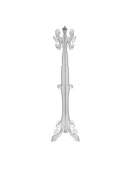 iPLEX Design - ""THONET"" Appendiabiti fumé Trasparente - Trasparente fumè - 56x173x56 cm