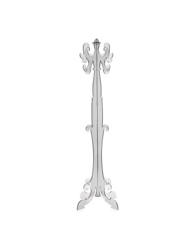 iPLEX Design - ""THONET"" Appendiabiti fumé Trasparente - Trasparente fumè - 56x173x56 cm