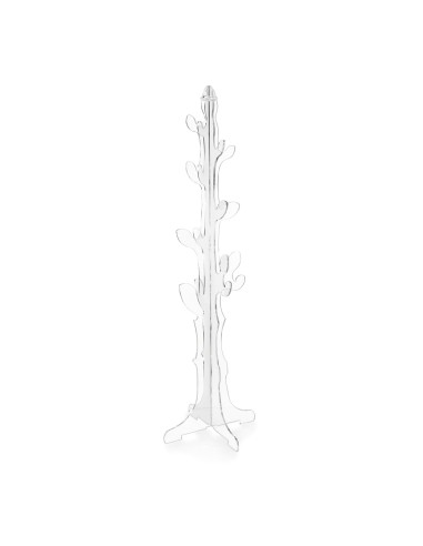 Iplex - Eywa Appendiabiti in plexiglass Trasparente, design moderno,. , made in Italy - 55x176x55 cm