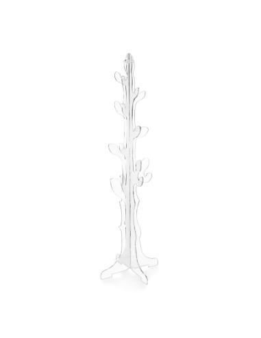 Iplex - Eywa Appendiabiti in plexiglass Trasparente, design moderno,. , made in Italy - 55x176x55 cm