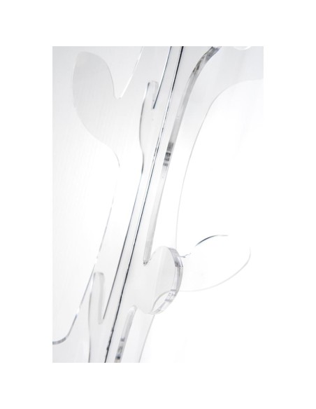Iplex - Eywa Appendiabiti in plexiglass Trasparente, design moderno,. , made in Italy - 55x176x55 cm